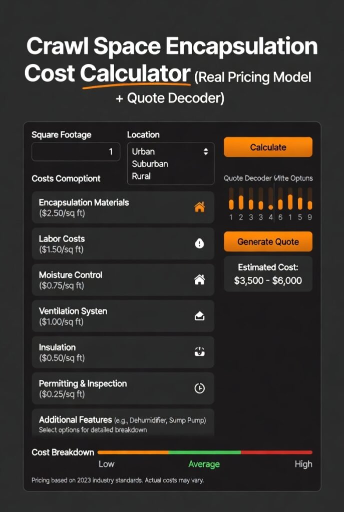Crawl Space Encapsulation Cost Calculator (Real Pricing Model + Quote Decoder) download (95)